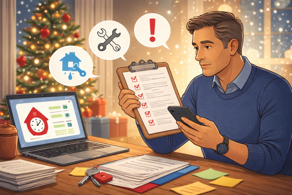 Holiday season property management duties
