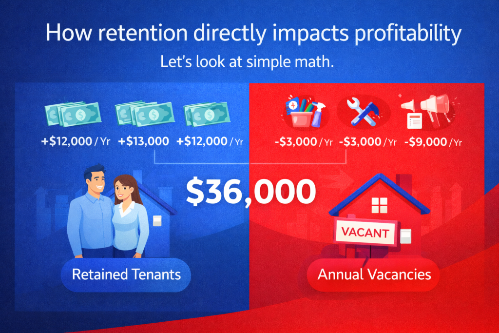 Impact of tenant retention on profits